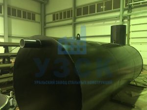 Резервуар горизонтальный стальной наземный в Серпухове
